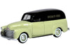 1950 Chevy Panel Van Speciality Foods Light Green and Black 1/87 (HO) Scale Diecast Model Car by Oxford Diecast 87CV50004