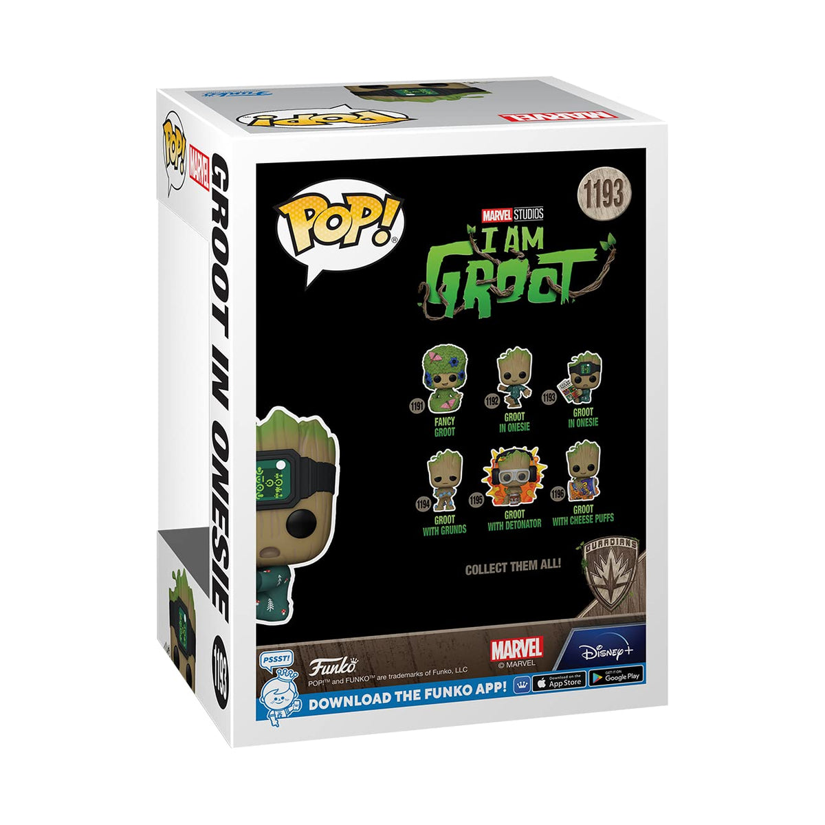 Funko POP! Marvel: Guardians of the Galaxy - Groot PJs with Book - Groot Shorts - Collectable Vinyl Figure - Gift Idea - Official Merchandise -