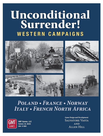 GMT Games Unconditional Surrender! Western Campaigns, WW2 Strategy Board Game,for Adults Ages 18+