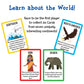 Scholastic The World Travel Card Game, Learn World Geography, Ages 6+