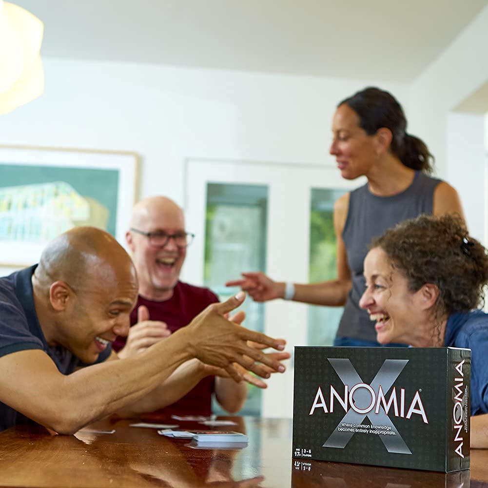 Anomia X Card Game - Anomia Press - Party Game for College Students & Adults - Award Winner - Where Common Knowledge Becomes Entirely Inappropriate!