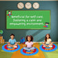 Thought-Spot Time Out Mat for Toddlers | Positive Discipline & Calm Down Corner Tool | Portable 24” Floor Mat Alternative to Time Out Chair | Teaches