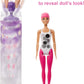 Barbie Color Reveal Doll & Accessories, Color-Block Series, 7 Surprises, 1 Barbie Doll (Styles May Vary)
