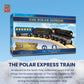 Masterpieces - The Polar Express Train, 3 Piece Set, Officially Licensed Collector’s Edition Toy, Wooden Magnetic Engine and Cars, Kids Toddlers Boys