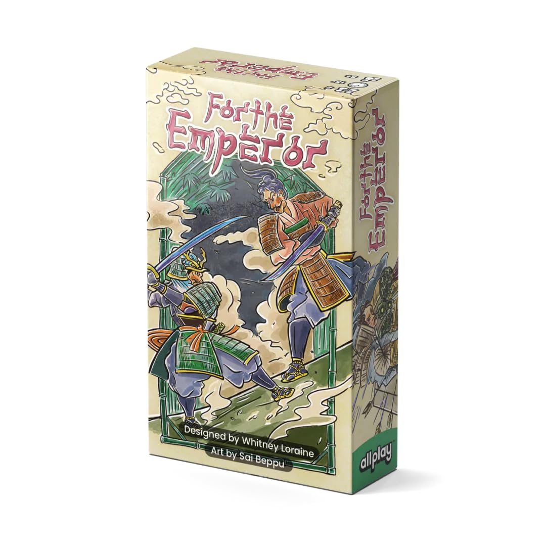 Allplay for The Emperor Card Game for 2 Players Or Couples - A Tight, Tricky, Area Control Duel - Fight Over Control of Seven Battlefields - 15 Min 2