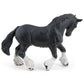 Papo - Black Shire Stallion Figure - 3 Years + - Horses Collection