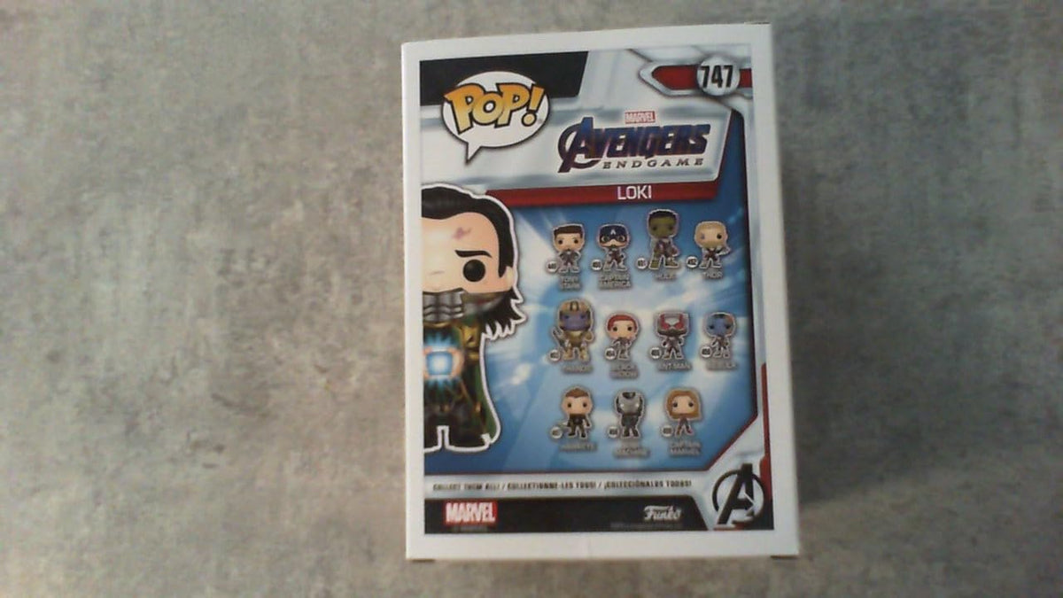 Funko Pop! Marvel: Avengers Endgame - Loki with Glow-in-The-Dark Tesseract