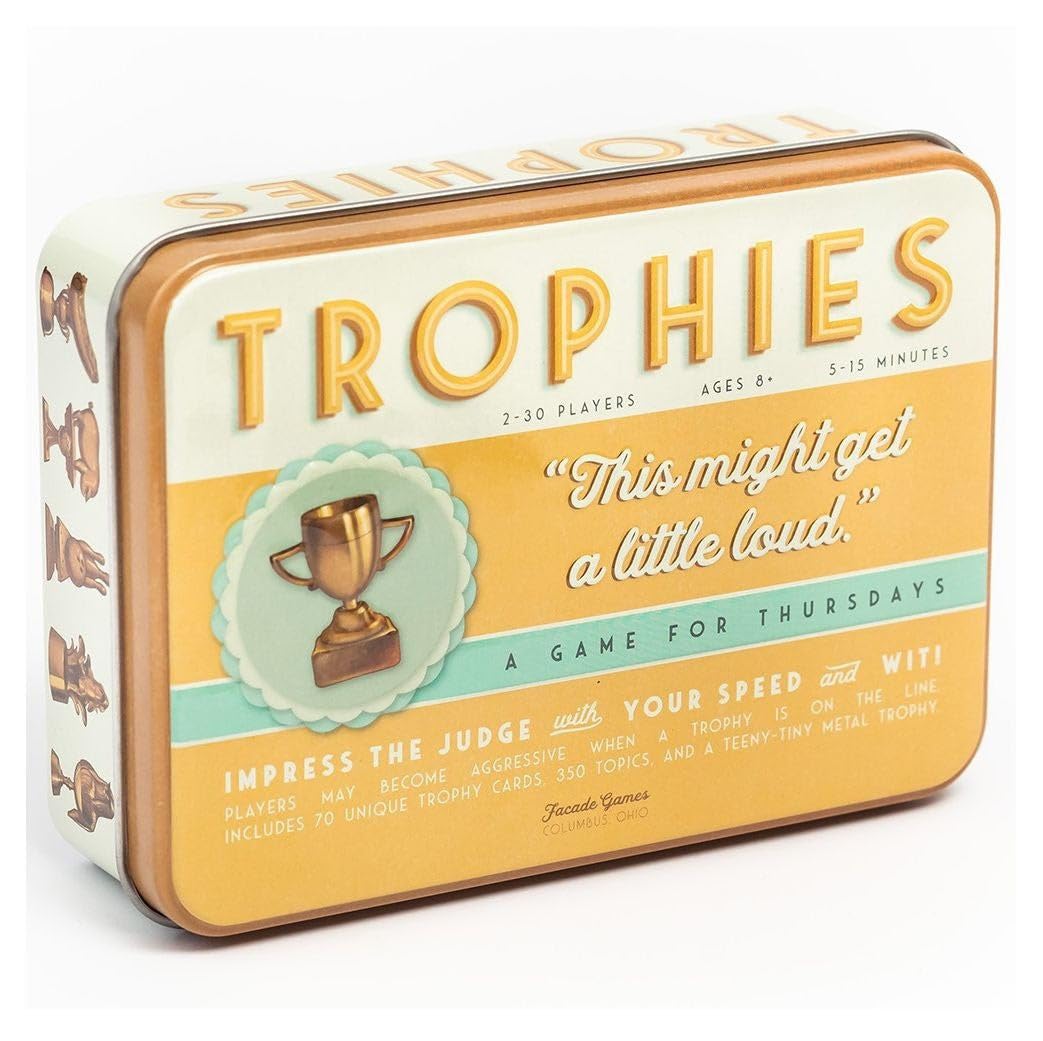 Facade Games Trophies Card Game - Quick and Simple Word Party Game for 2-30 Players