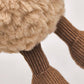 TONGMAN Plush Peanut Soft Toy 6 Inch, Beige Stuffed Animal Doll with Funny Feet, Cute Novelty Food Plushie for Kids, Birthday Gift for Boys Girls