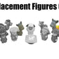 Little People Fisher Price Nativity Manger Replacement Two (2) Donkey (Pair of Donkeys)