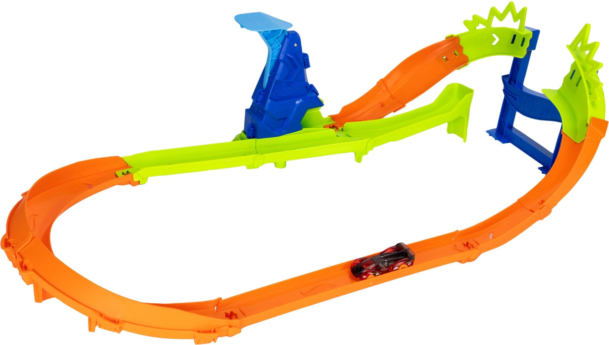 Hot Wheels Stunt Tracks Jump Circuit Speedway & 1 Toy Car