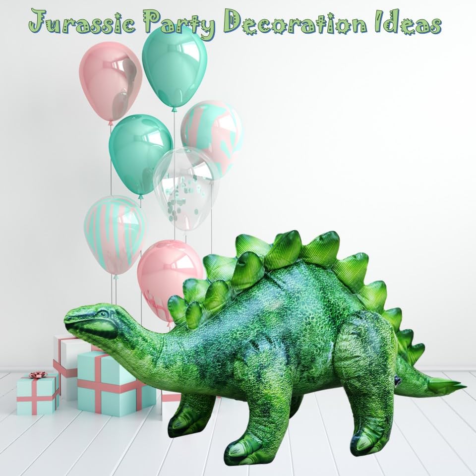 Jet Creations Inflatable Stegosaurus, 46" Long, Realistic Dinosaur