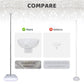 SINBEE Balloon Arch Stand, Balloon Arch Kit of 2, 7 Feet Height Adjustable Metal Balloon Column Stand for Party Decorations Wedding Birthday