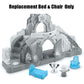 Replacement Parts for Fisher-Price Little People Frozen Elsa's Ice Palace - GGV29 ~ Replacement Blue Bed and Chair