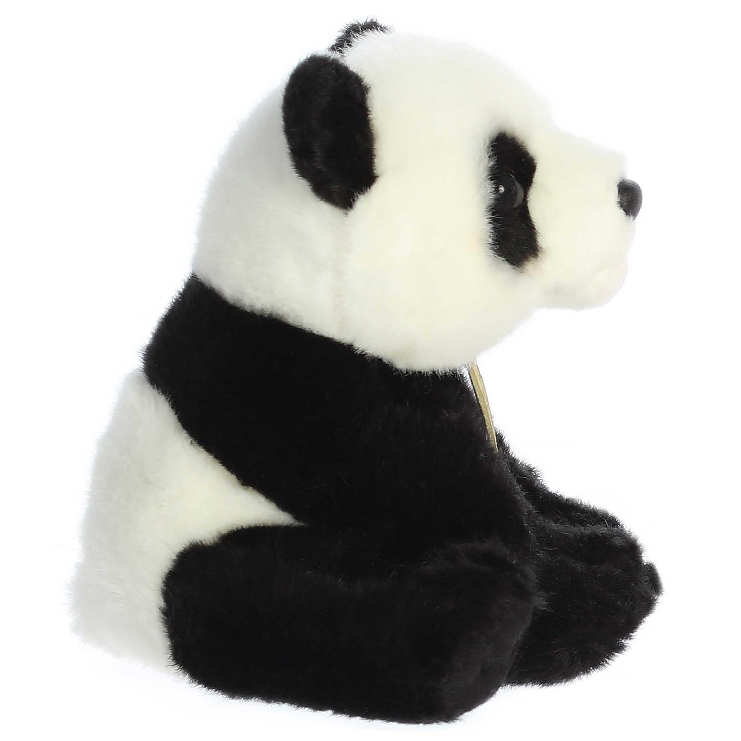 Aurora® Realistic Miyoni® Panda Stuffed Animal - Lifelike Details Make a Cherished Companion - Perfect for Decorating Bedrooms or Classrooms - Black 6