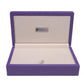 Silverman & Co. Double 6 Large Black Domino Set - Purple Case