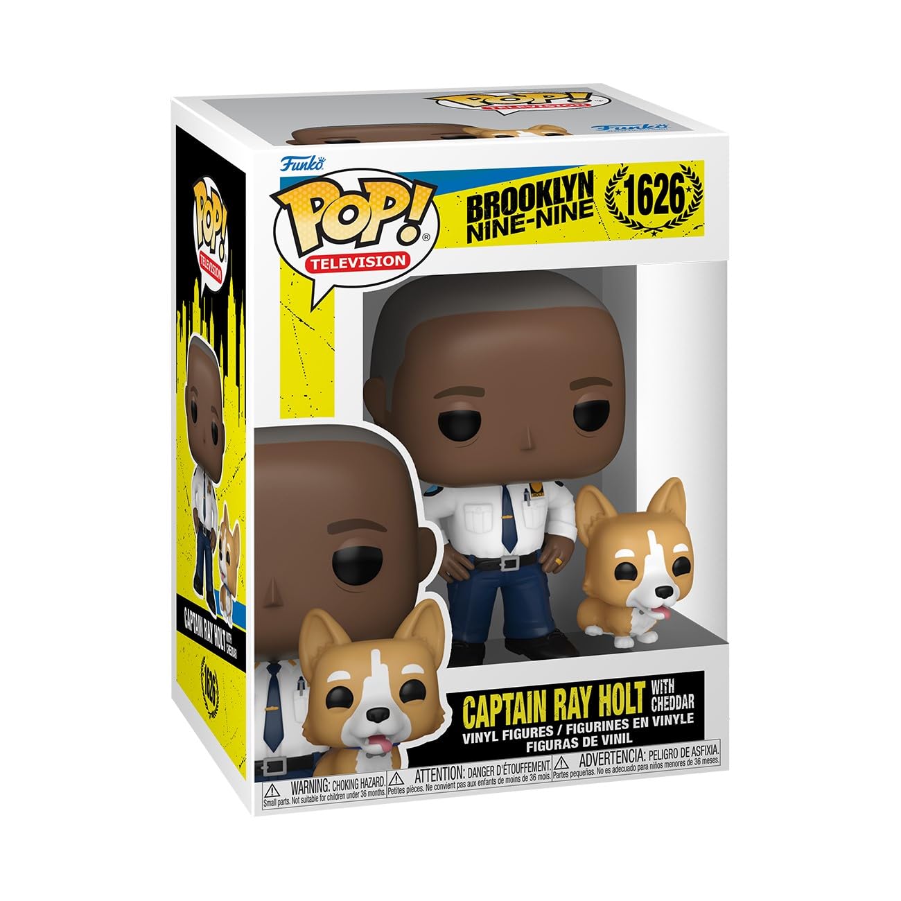 Funko POP&Buddy: Brooklyn Nine Nine - Captain Ray Holt with Cheddar - Collectable Vinyl Figure - Gift Idea - Official Merchandise - for Kids & Adults