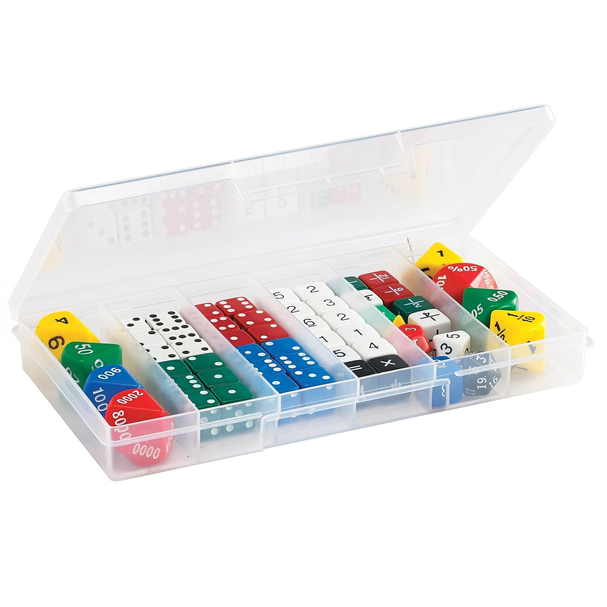 edxeducation Classroom Dice Set, Set of 56