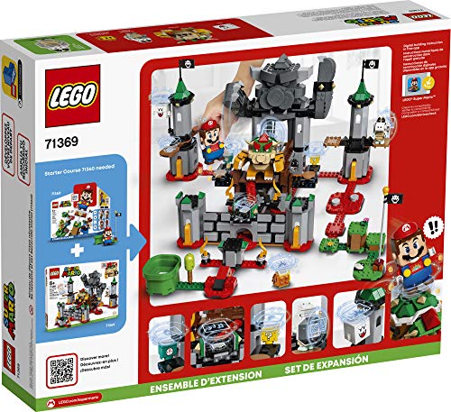 LEGO Super Mario Bowser's Castle Boss Battle Expansion Set 71369 Building Kit; Collectible Toy for Kids to Customize Their Super Mario Starter Course