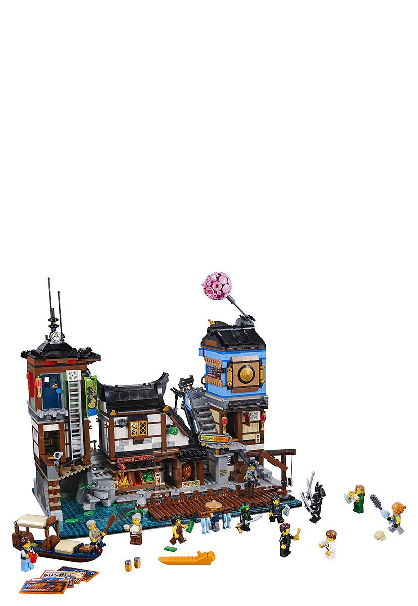 THE LEGO NINJAGO MOVIE NINJAGO City Docks 70657 Building Kit (3553 Pieces)