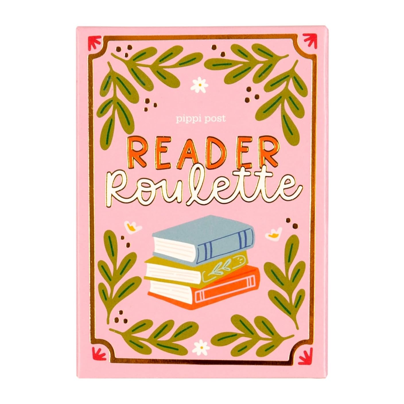 Pippi Post Reader Roulette Card Game, 54 Prompt Cards to Choose Next Book