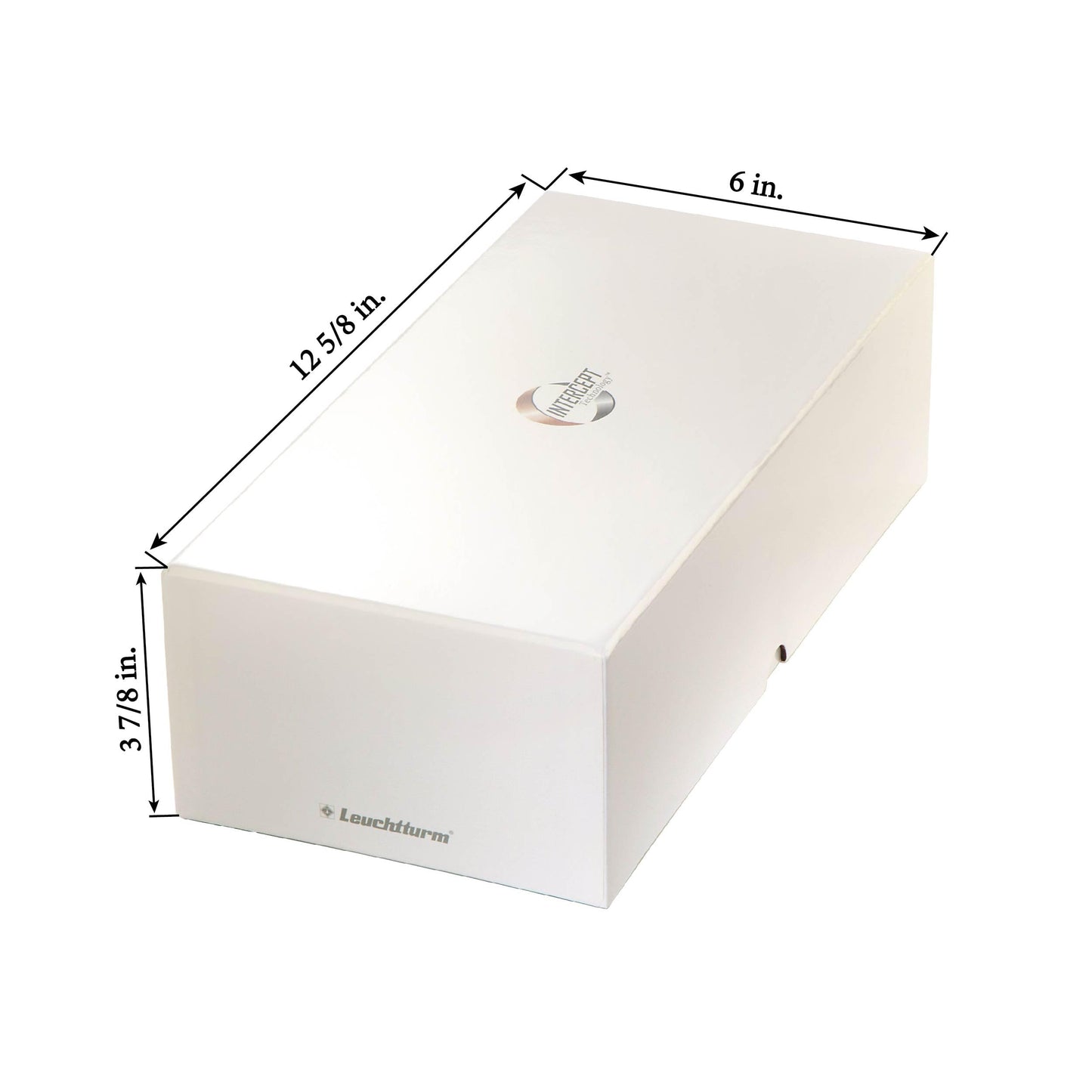 LIGHTHOUSE - Storage Box SL 50 for 50 Coin Slabs Including PCGS, NGC, ANACS with INTERCEPT TECHNOLOGY Corrosion Protection (12 5/8" x 6" x 3 7/8")