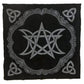 VIDAYA Altar Cloth, High-Grade Thick Velvet Fabric Triple Moon Pentagram Tarot Cloth, Use for Wiccan Witchcraft Supplies and Tools, Tarot Divination