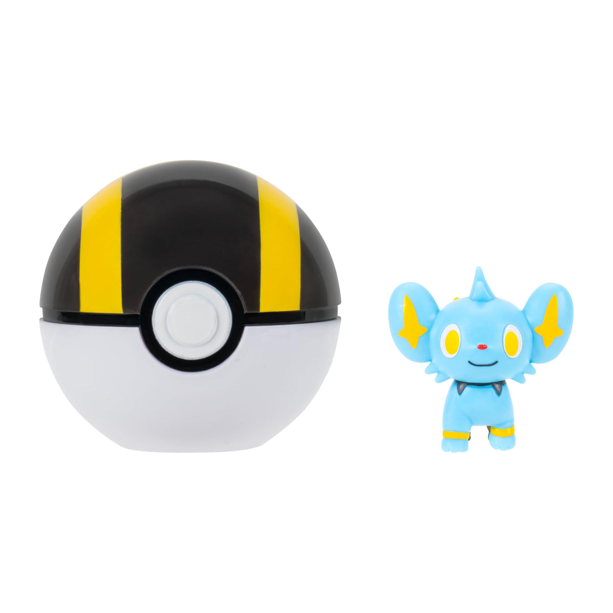 Pokémon PKW4607 - Clip 'N' Go Pokéball - Sheinux and Ultraball, official Pokéball with movable figure 5 cm