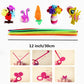 200 Pcs Pipe Cleaners for Crafts,20 Colors Chenille Stems 6mm x 12Inch,Soft Pipe Cleaners Bulk for Kids Art DIY Projects and School Classroom
