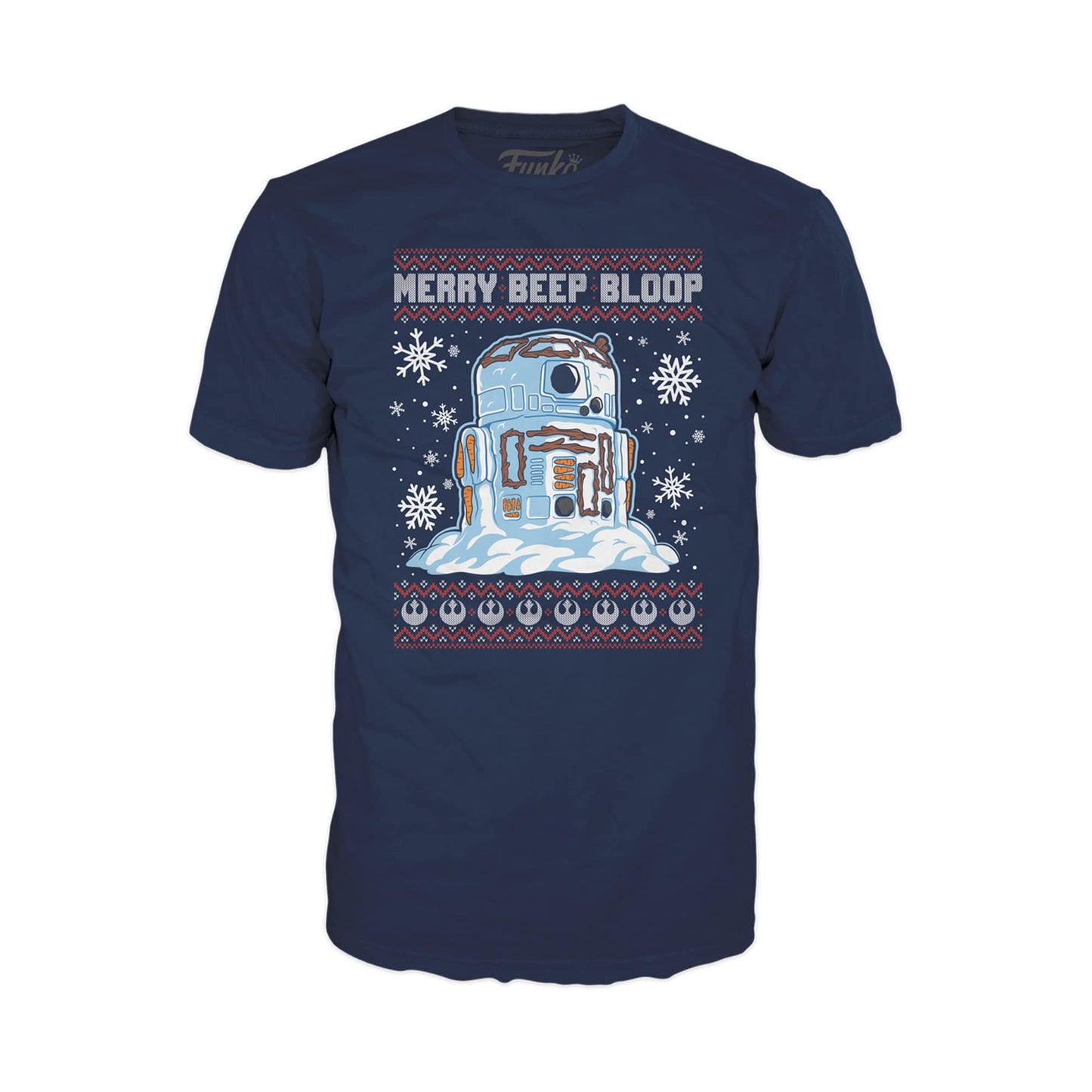 Funko Pop! Boxed Tee: Star Wars Holiday - R2-D2 Snowman - XS