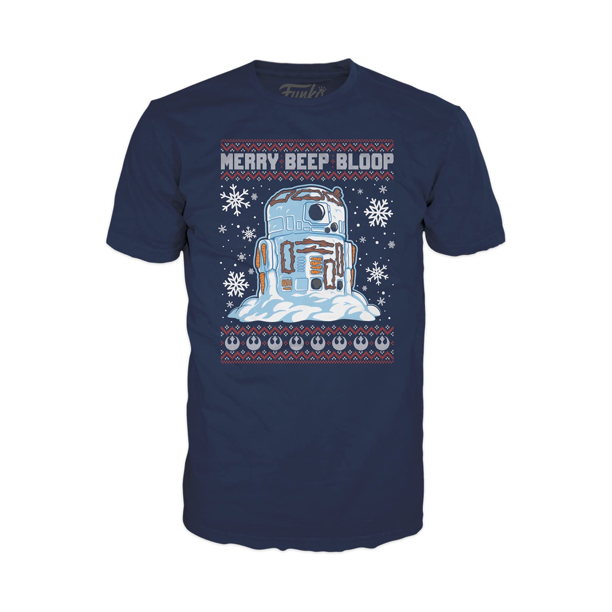 Funko Pop! Boxed Tee: Star Wars Holiday - R2-D2 Snowman - XS