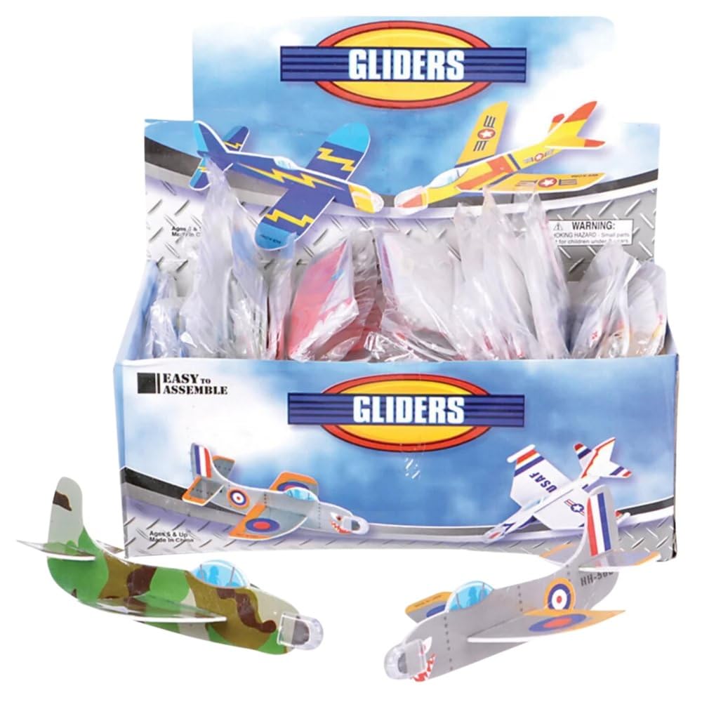 Rhode Island Novelty 72 PC 4 Inch Foam Glider Assortment