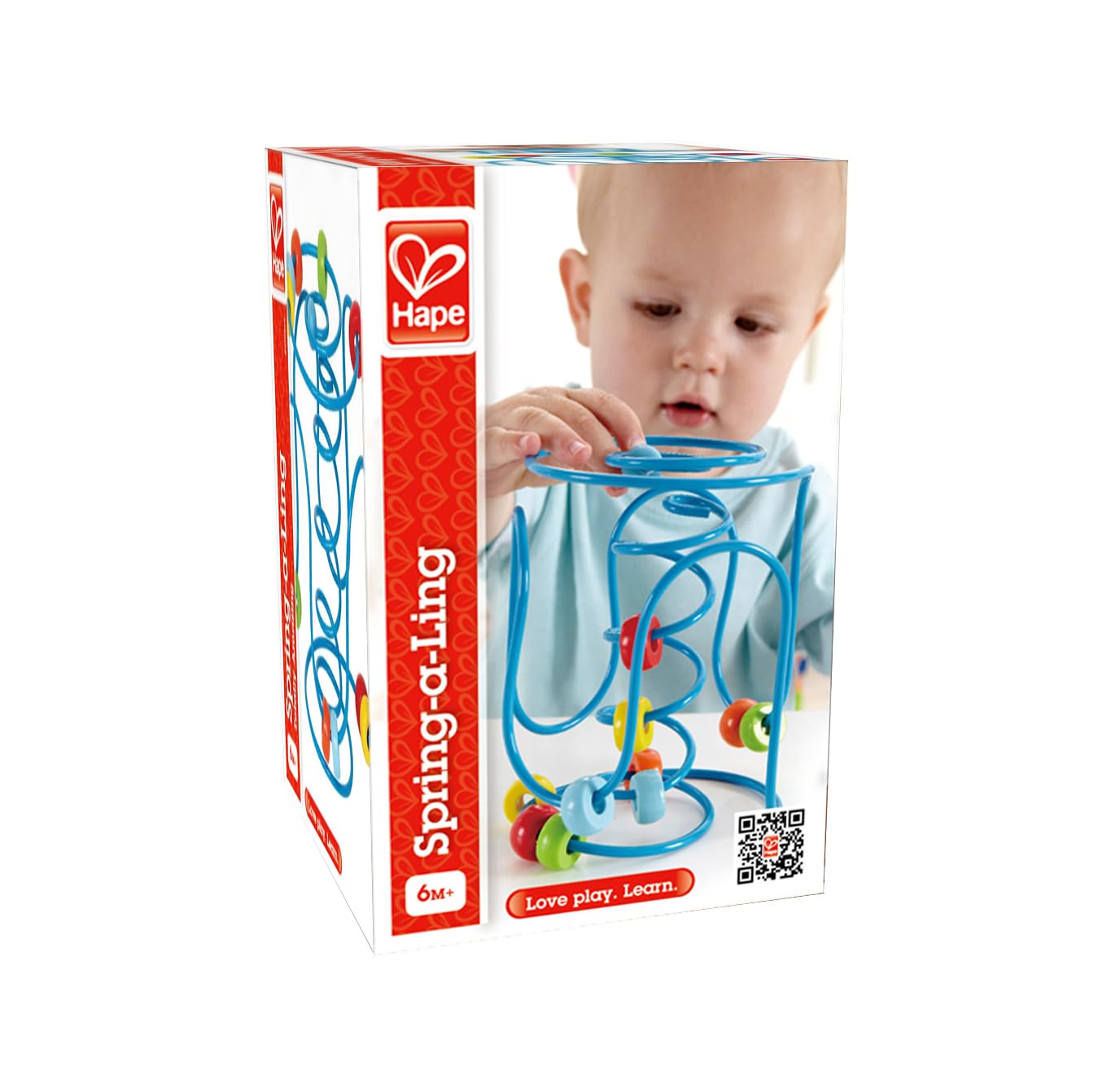 Hape Award Winning Spring-A-Ling Wooden Bead Maze