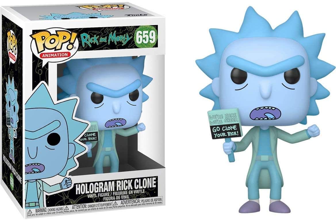 Funko Pop! Animation: Rick & Morty - Hologram Rick Clone