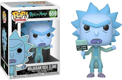 Funko Pop! Animation: Rick & Morty - Hologram Rick Clone
