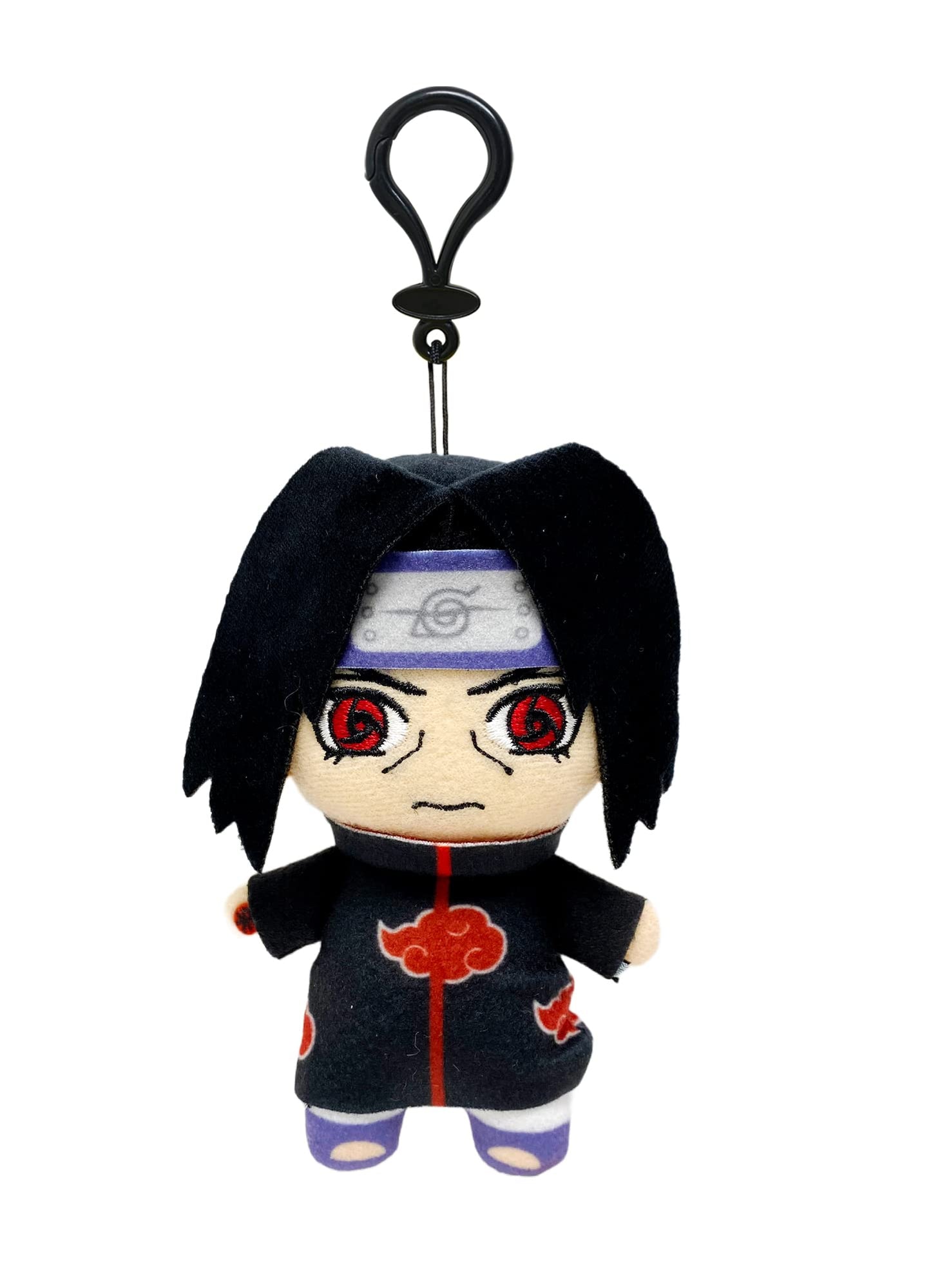Great Eastern Entertainment Naruto Shippuden - Itachi Uchiha Mini Plush w/Hook Clip 4.5" H