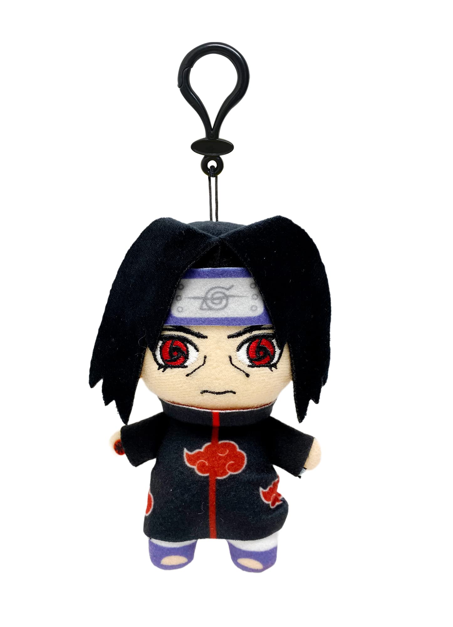 Great Eastern Entertainment Naruto Shippuden - Itachi Uchiha Mini Plush w/Hook Clip 4.5" H