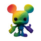 Funko POP Disney: Pride - Mickey Mouse (Rainbow), 3.75 inches, Multicolor