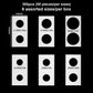300PCS Coin Flips in 6 Sizes Cardboard Coins Holders 2x2 inch Pockets Coin Collection Supplies Album Display Coin Book for Dollars, Penny, Quarter