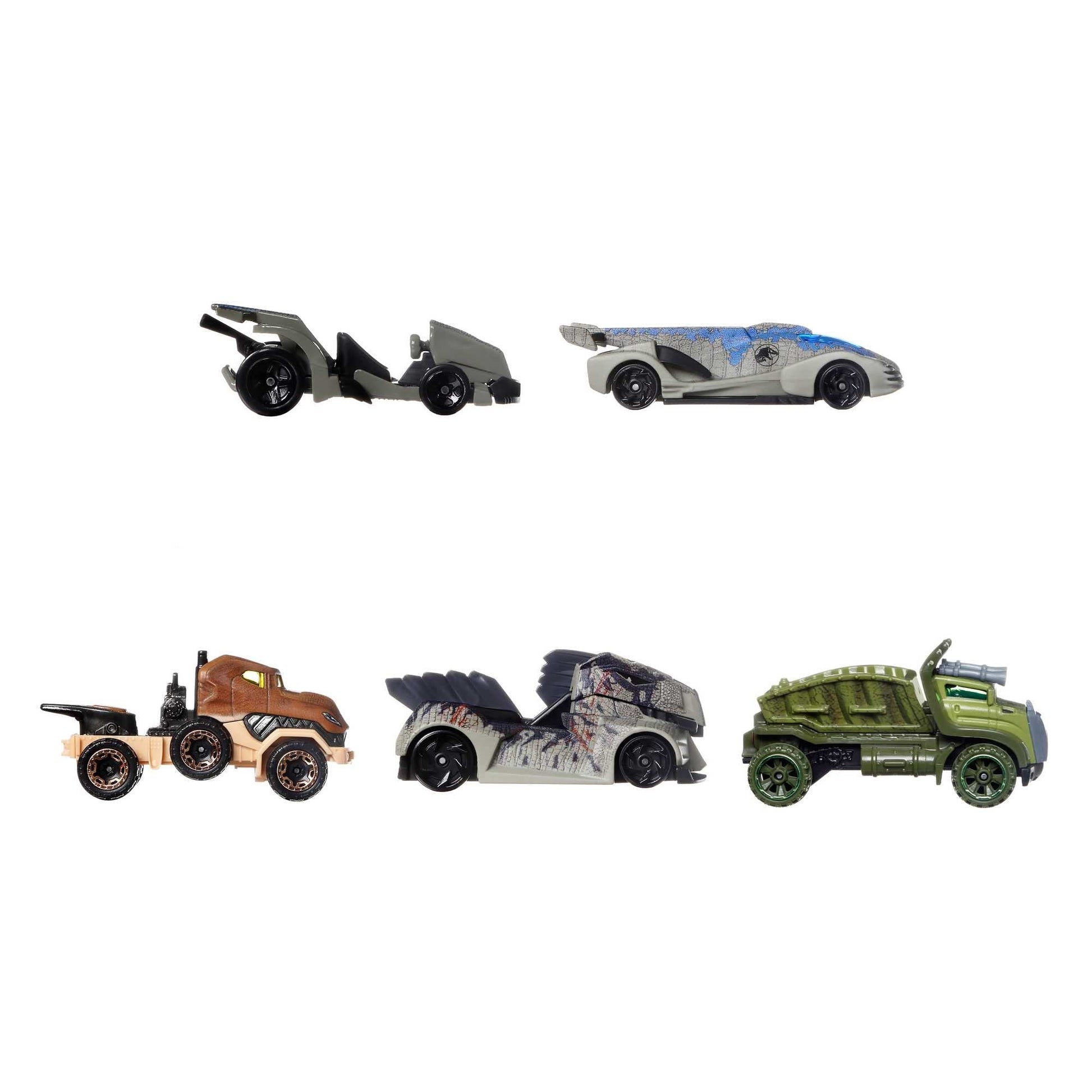 Hot Wheels Character Cars Velociraptor Blue, Toy Vehicle for Ages 3 and Up
