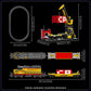 Mould King Remote Control Train Building Set, 1170pcs Diesel Locomotive