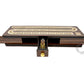 House of Cribbage - Continuous Cribbage Board/Box Inlaid in Rosewood/Maple 12" - 3 Tracks - Sliding Lid Drawer