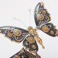 3D Metal Puzzle Butterfly Music Box Kits for Adult, 3D Stereoscopic Dynamic Insect DIY Mechanical Assembly Model with Acrylic Base to Build, Brain