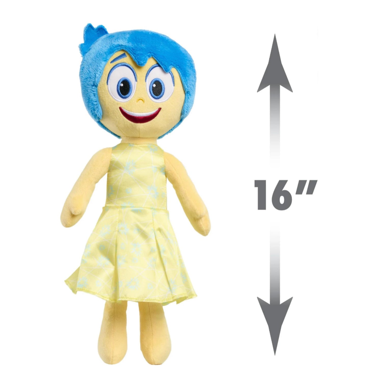 Just Play for Inside Out 2 Large Plush Characters | Anger | Joy | Sadness | Anxiety | Embarrassment (Joy)