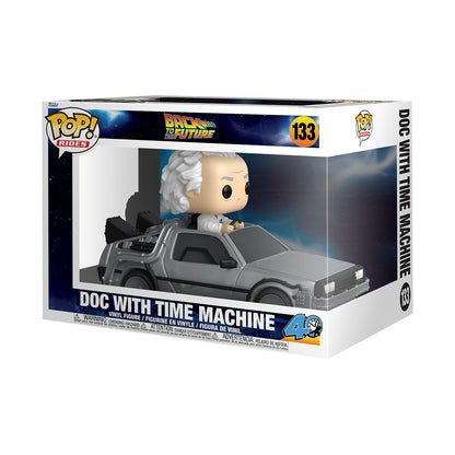 Funko POP! Rides Deluxe: Back to the Future - Doc with Time Machine