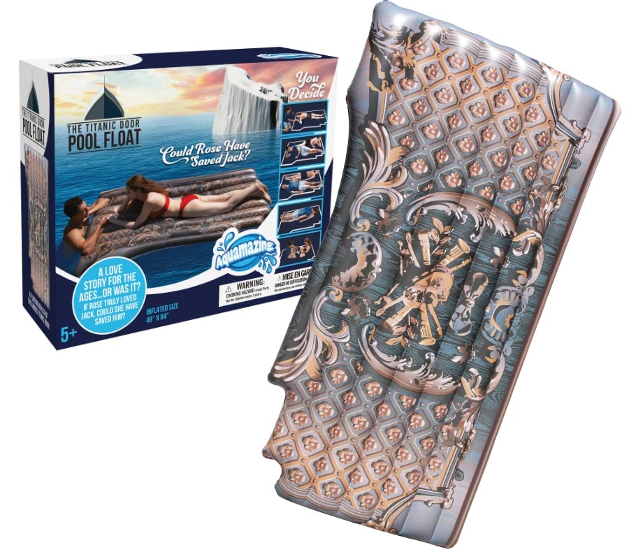 The Original Titanic Movie Pool Float- 48"x 84" Inflatable 2-Person Raft