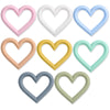 Valentine's Day Baby Teether Silicone Heart Teething Toys 6-12 Months 0-6 Months,Baby Chew Toys Teething Relief,Gifts for Babies,BPA-Free