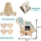 Dinosaur Guest Book Alternative Keepsake Frame - Baby Shower - Birthdays - Gender Reveal - Decorations - Premium Wooden Shadow Box Nursery Decorations