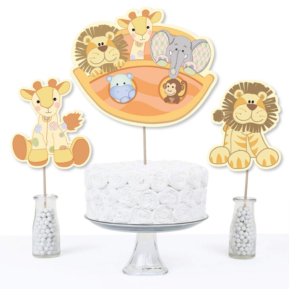 Big Dot of Happiness Noah's Ark - Baby Shower Centerpiece Sticks - Table Toppers - Set of 15