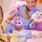 Rainbocorns Magicorn Series 1 (Owl) by ZURU - Magical Plush Surprise Toy in Collectible Magic Bottle with Booboocorn, Stickers, Bubble Powder,
